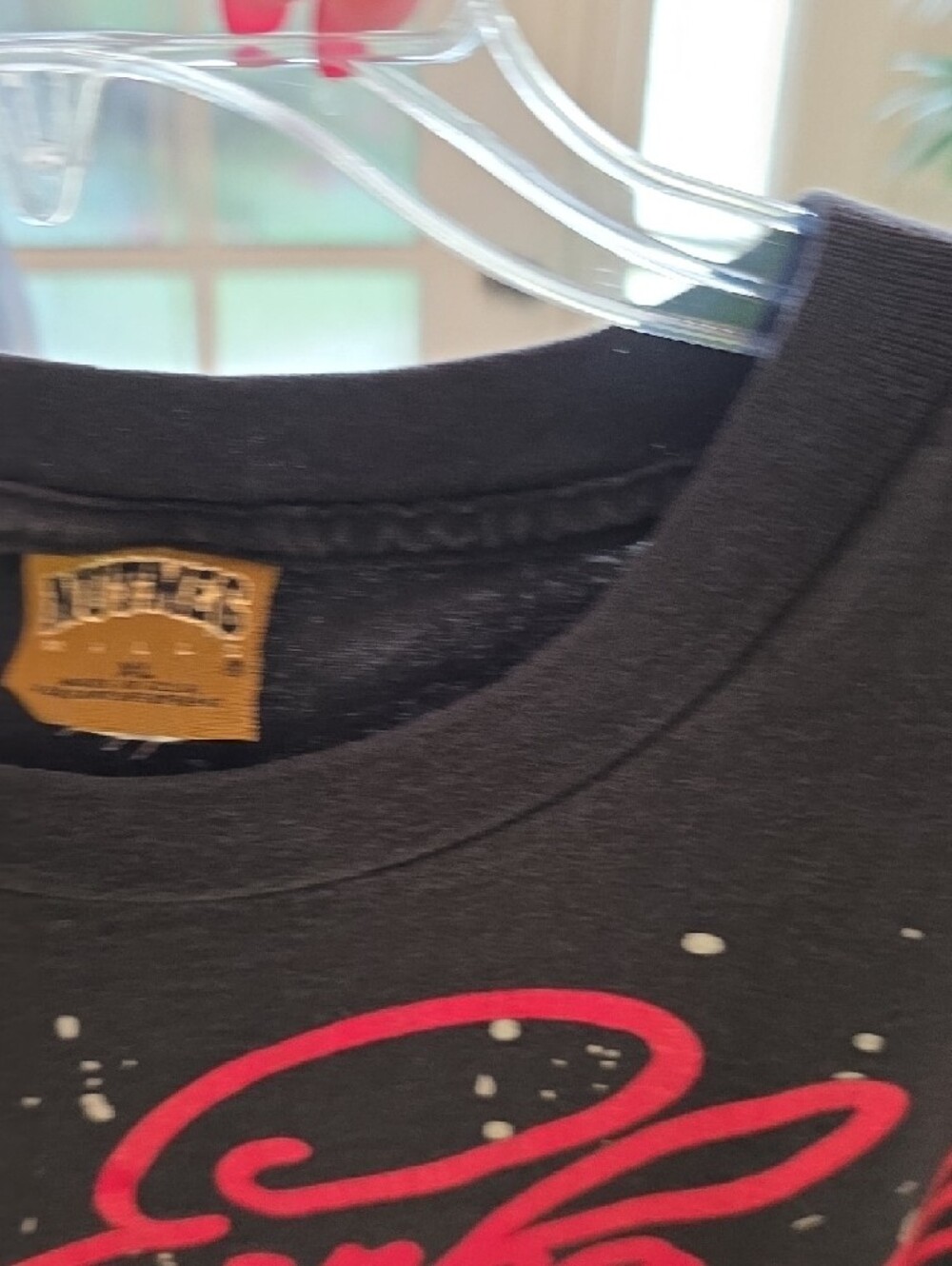 Vintage RARE Dale Earnhardt Racing Graphic Tee - Black with Red & Blue SIZE XL - Picture 9 of 15